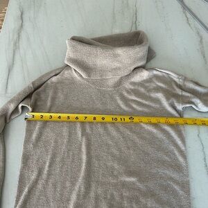 LOFT Beige Cowl Neck Sweater XS